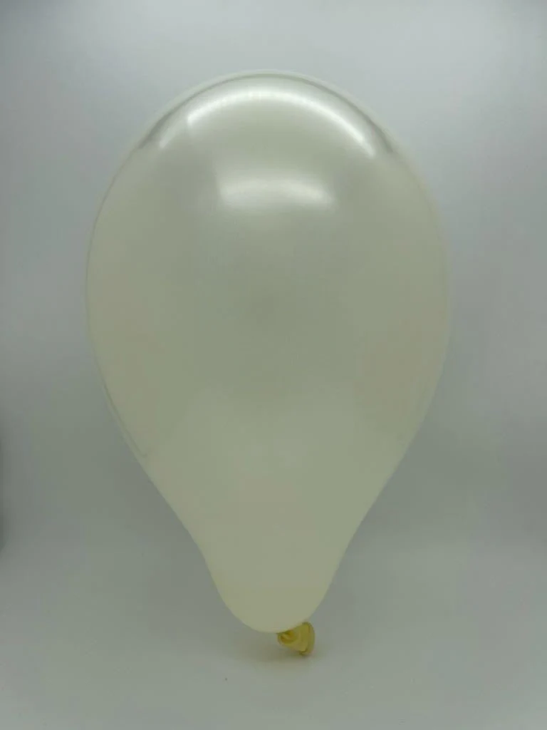 31" Gemar Latex Balloons (Pack of 1) Giant Metallic Ivory - Image 2
