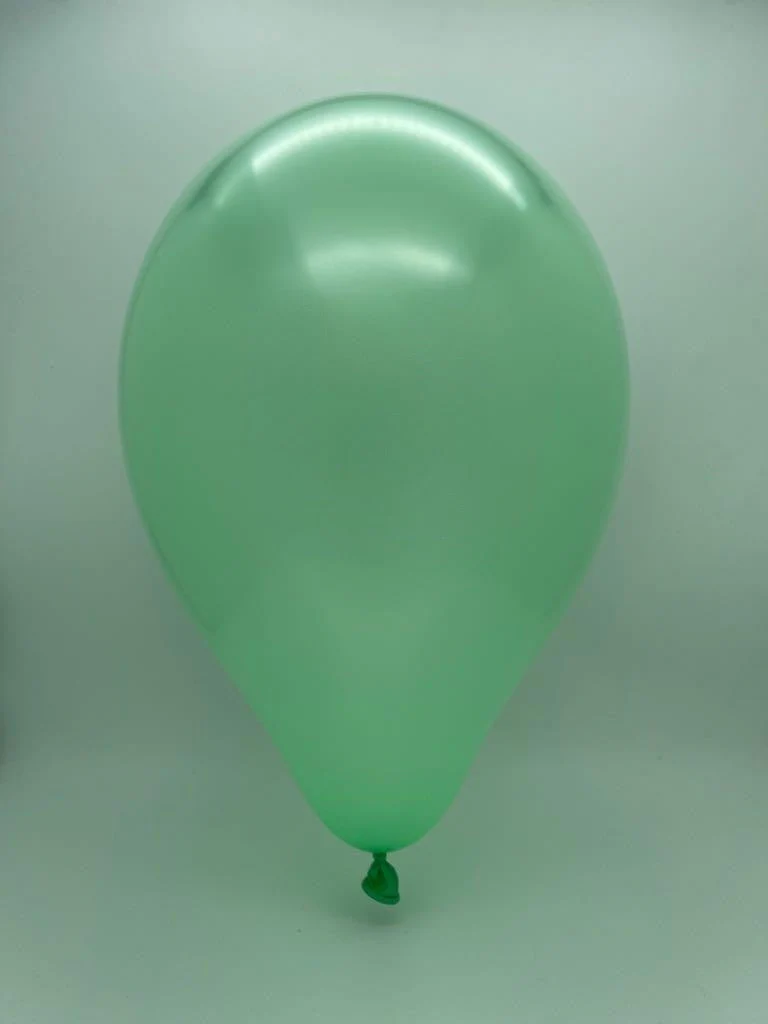 31" Gemar Latex Balloons (Pack of 1) Giant Metallic Mint Green - Image 2