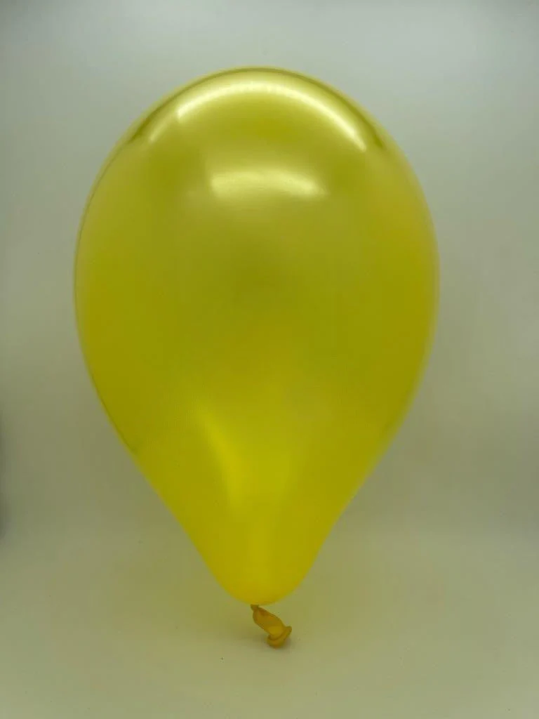 31" Gemar Latex Balloons (Pack of 1) Giant Metallic Yellow - Image 2