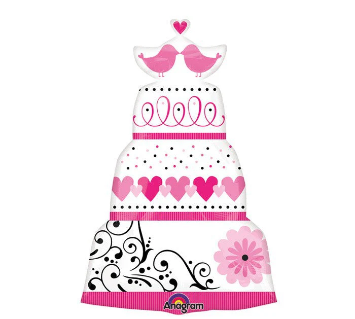 31" SuperShape Sweet Wedding Balloon Packaged