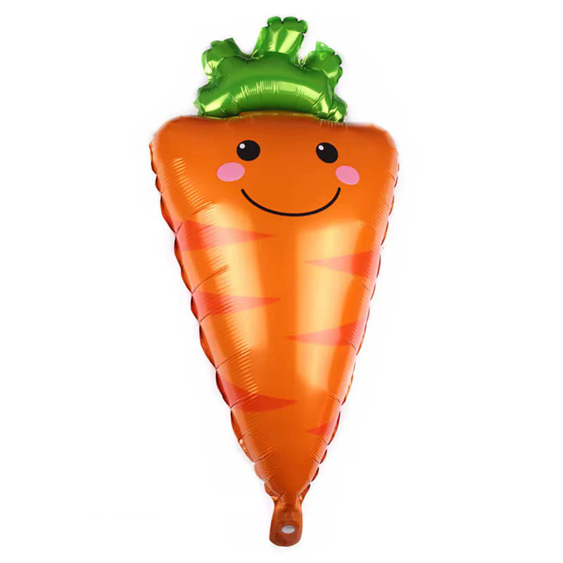 31" Carrot Vegetable/Fruit Foil Balloon