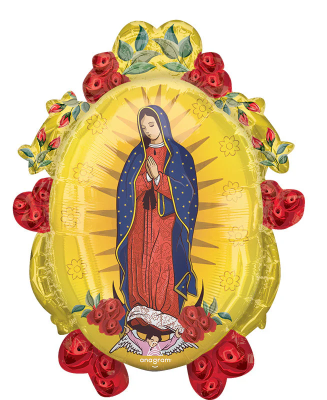 31" SuperShape Lady of Guadalupe Foil Balloon