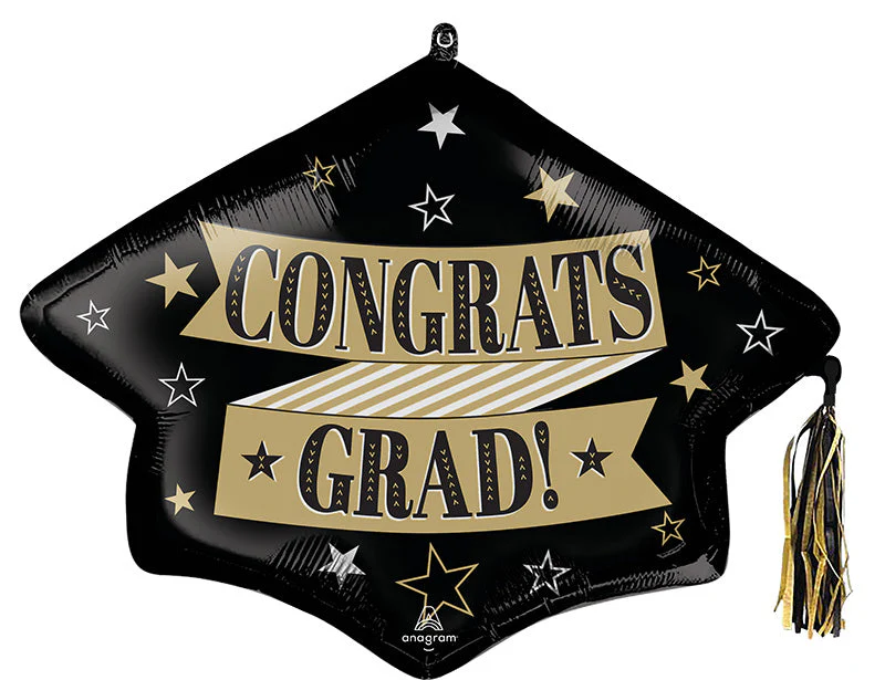 31" To the Grad Tassel SuperShape Doo-Dads Foil Balloon