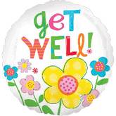 32" Get Well Daisy Jumbo Balloon