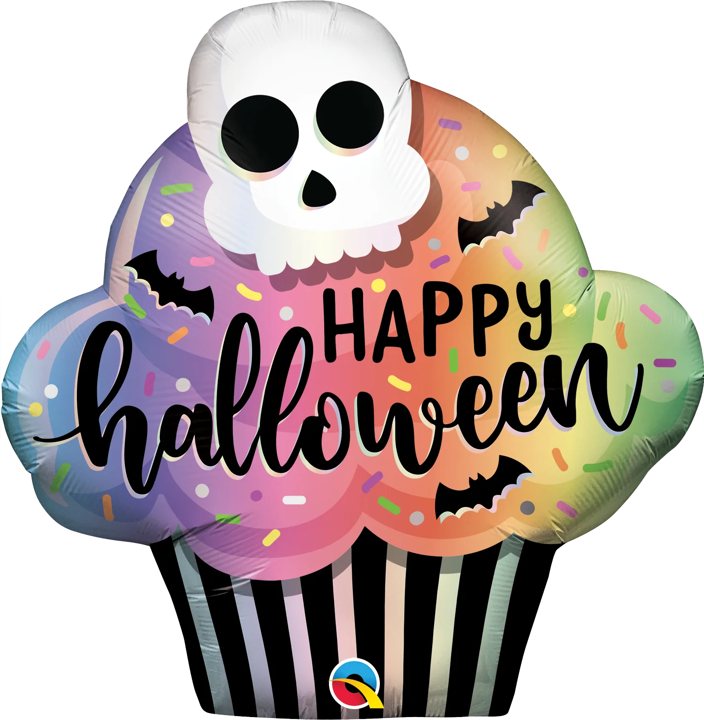 32" Halloween Cupcake Foil Balloon