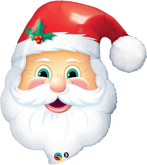 32" Jolly St. Nick Balloon