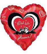 32" Pepe & Penelope Love Balloon