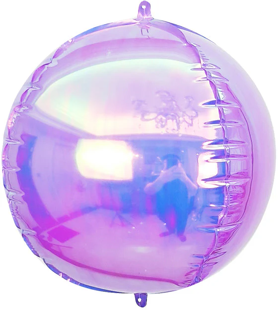 32" Airfill Balloon Pearl Lustrous Iridescent Purple *Do not Over Inflate. Inflates with wrinkles.*