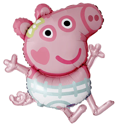 33" Evie Peppa Pig Foil Balloon
