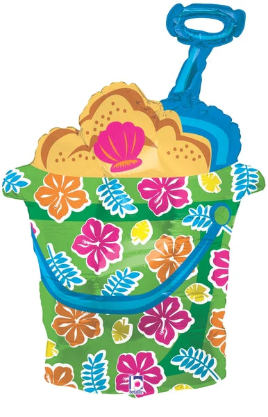34" Beach Bucket Sand Shovel Balloon