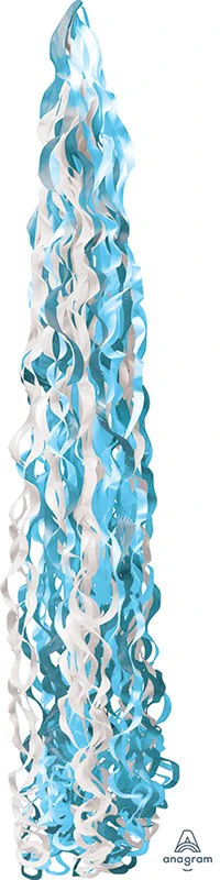 34" X 6" Twirlz Balloon Tail Blue