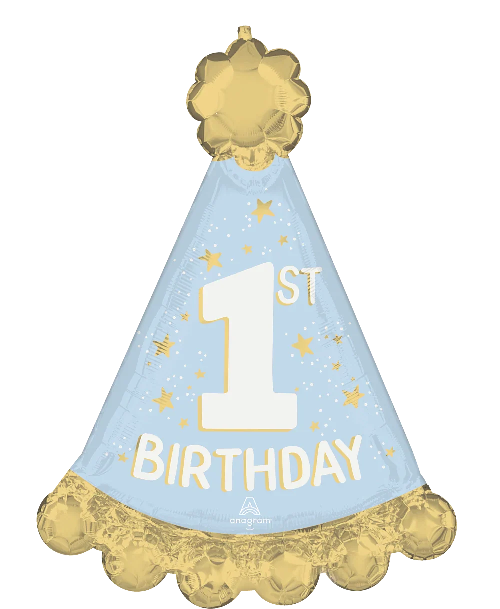 34" Jumbo Little Mister One-derful 1st Birthday Foil Balloon