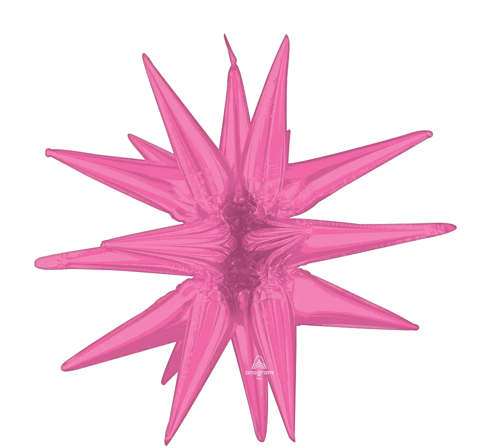 35" Multi-Balloon Magic Star (One Piece) Large Pink Foil Balloon