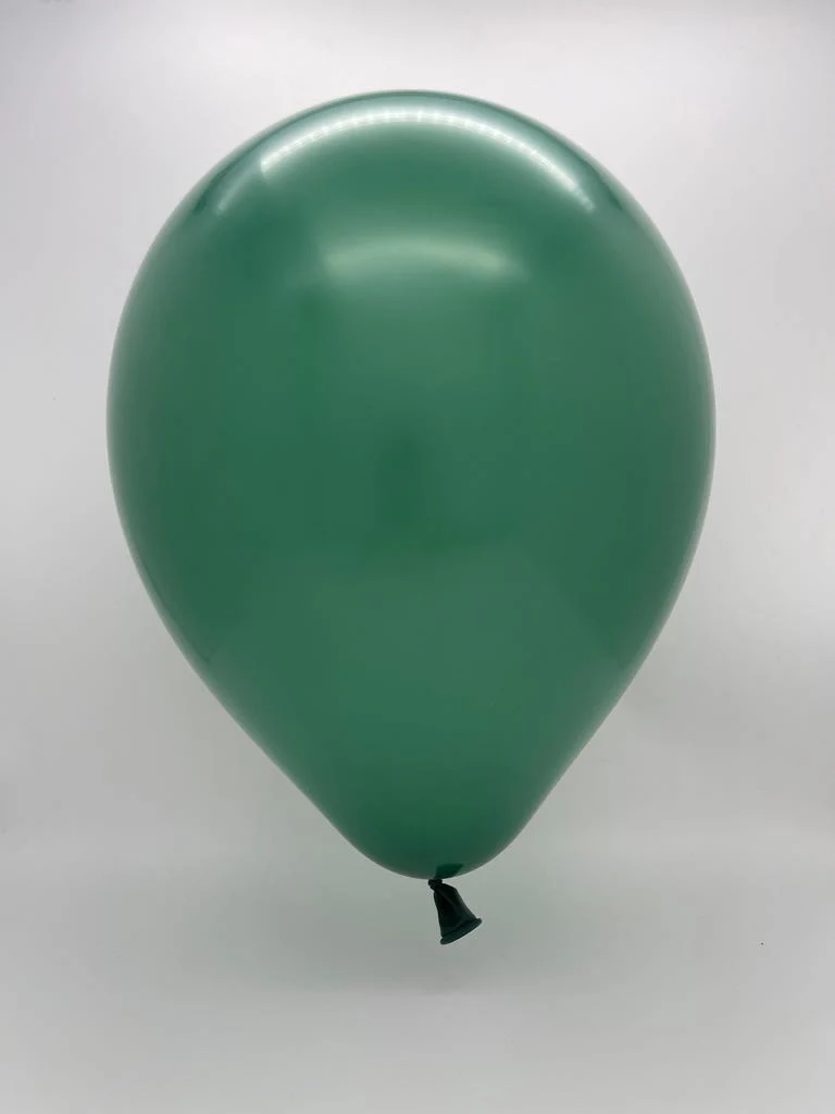 360K Nozzle Up Kalisan Twisting Latex Balloons Standard Dark Green (50 Per Bag) - Image 2