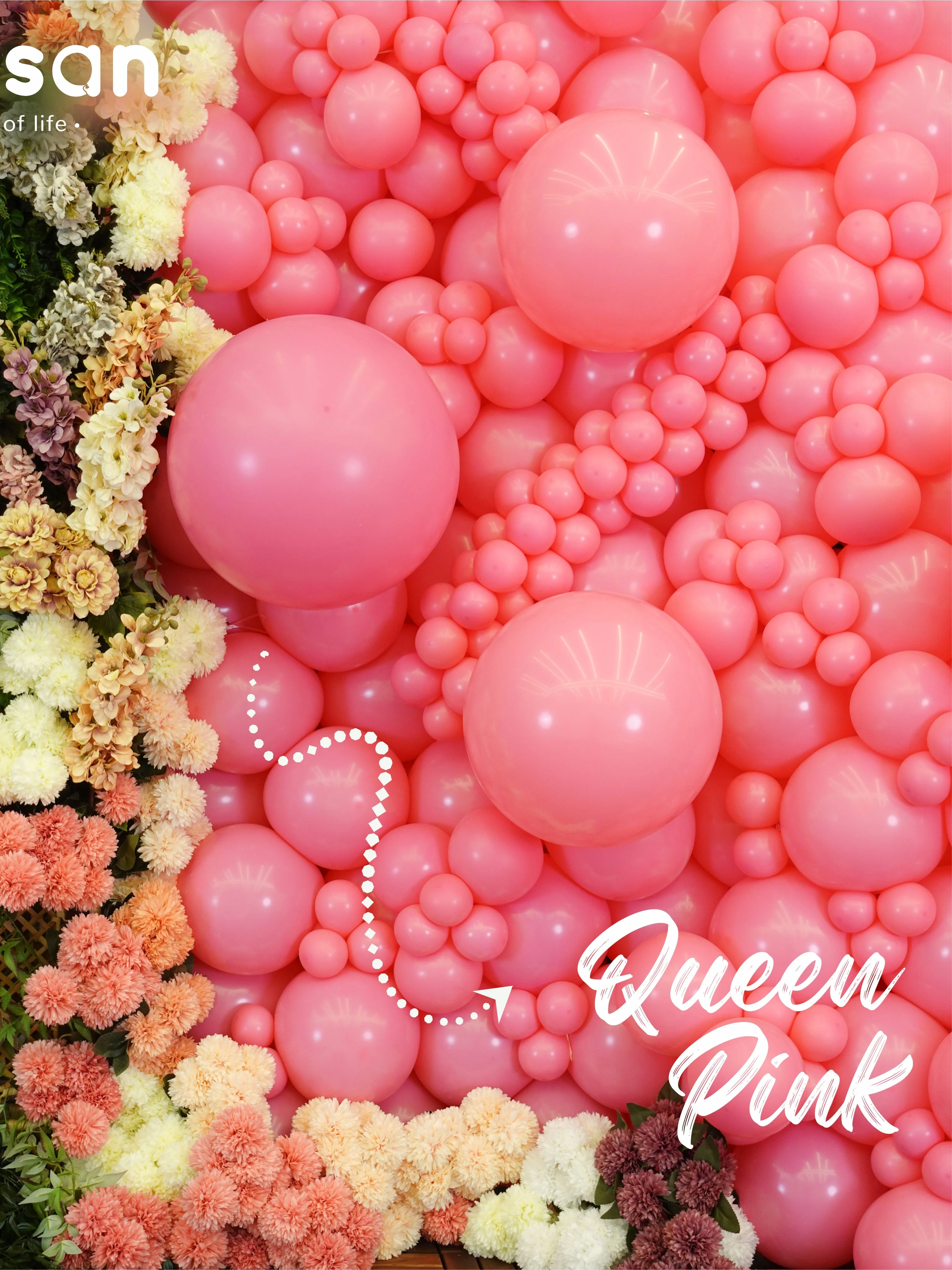 360K Nozzle Up Kalisan Twisting Latex Balloons Standard Queen Pink (50 Per Bag) - Image 5