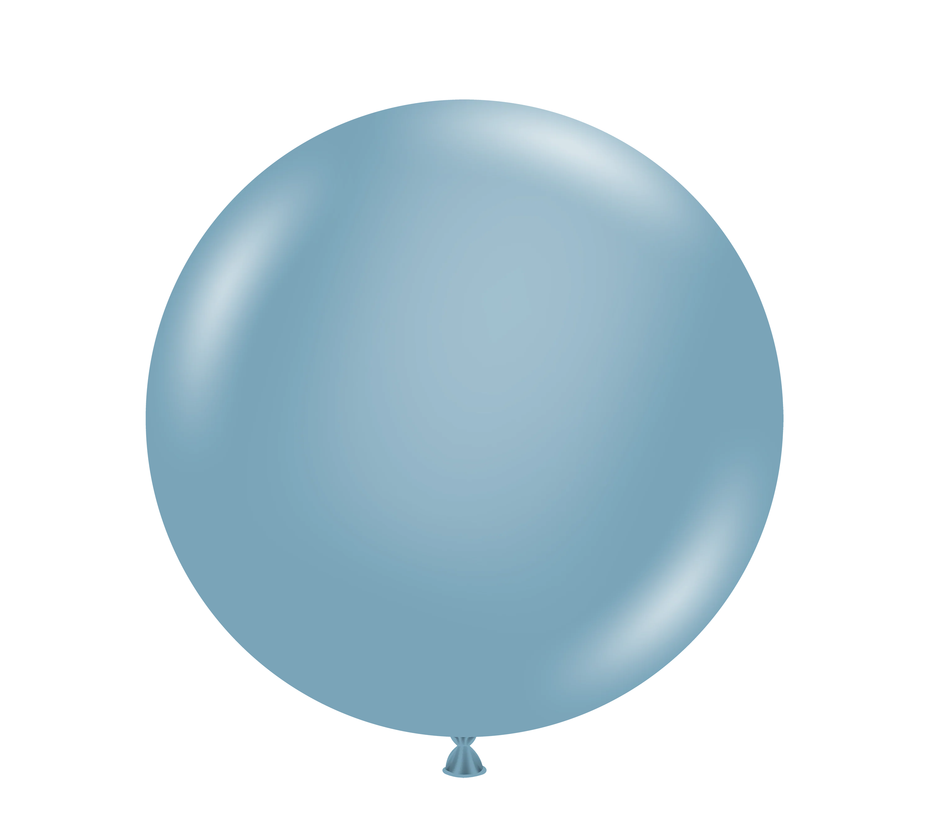 36" Blue Slate Tuftex Latex Balloons Designer Balloons (2 Per Bag)