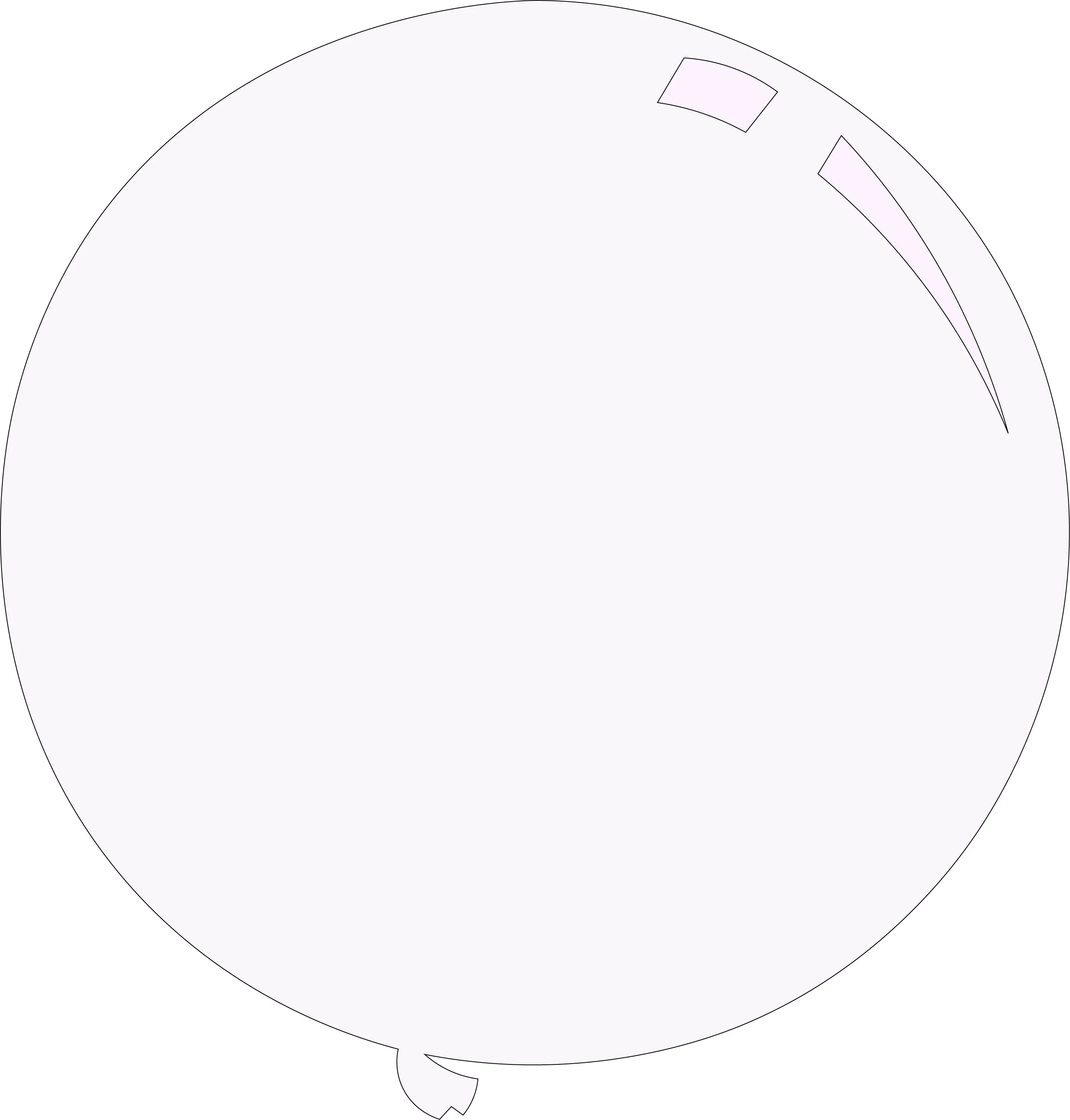 36" Transparent Decomex Latex Balloons (5 Per Bag)