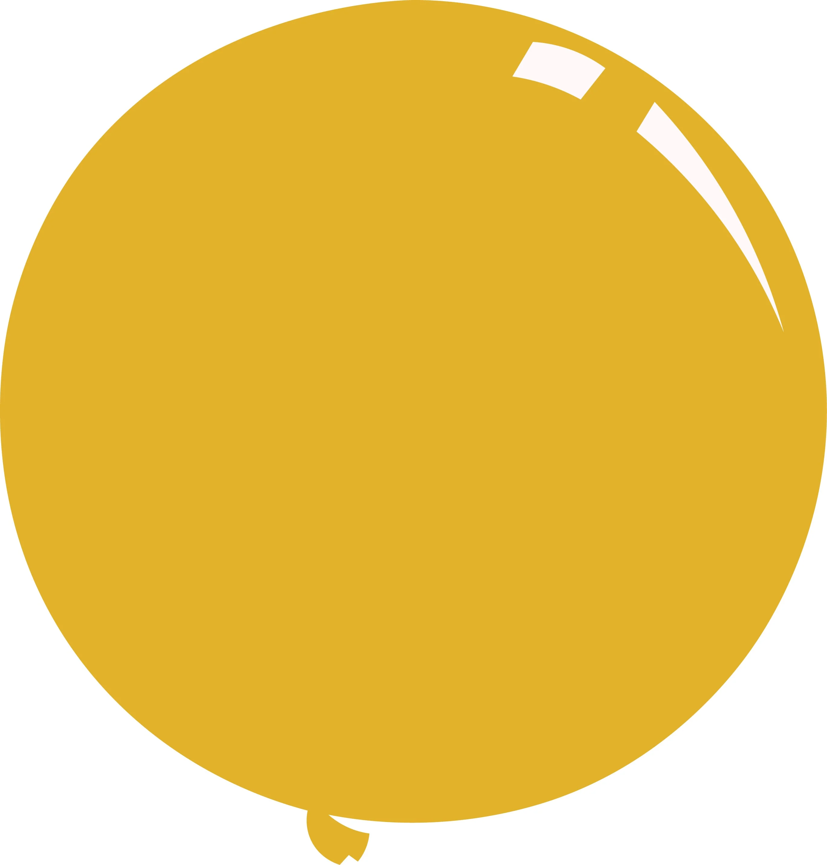 36" Deco Amber Decomex Latex Balloons (5 Per Bag)