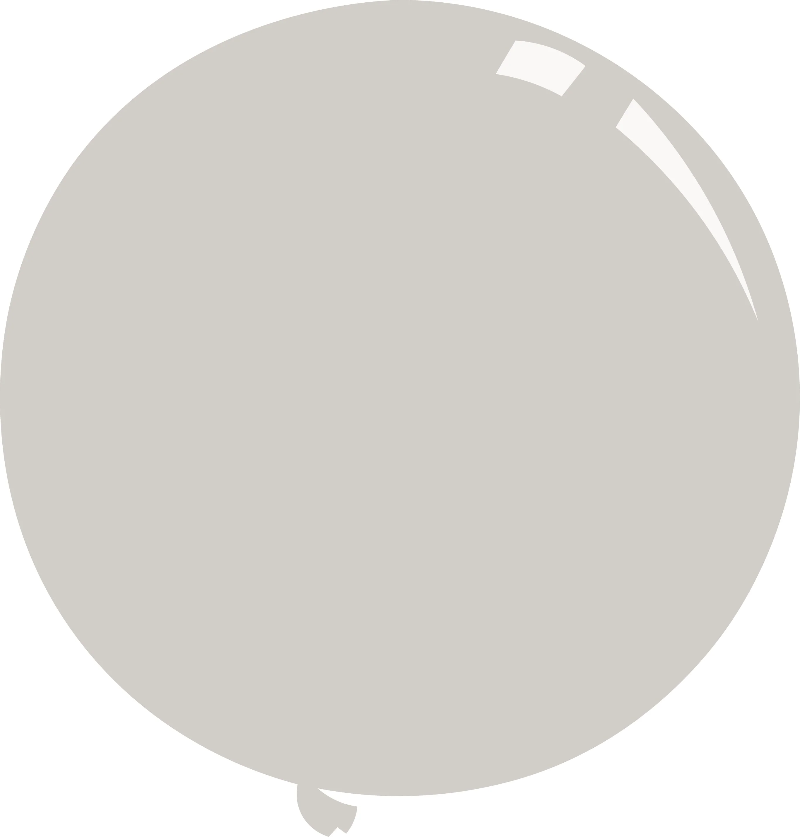 36" Deco Grey Decomex Latex Balloons (5 Per Bag)