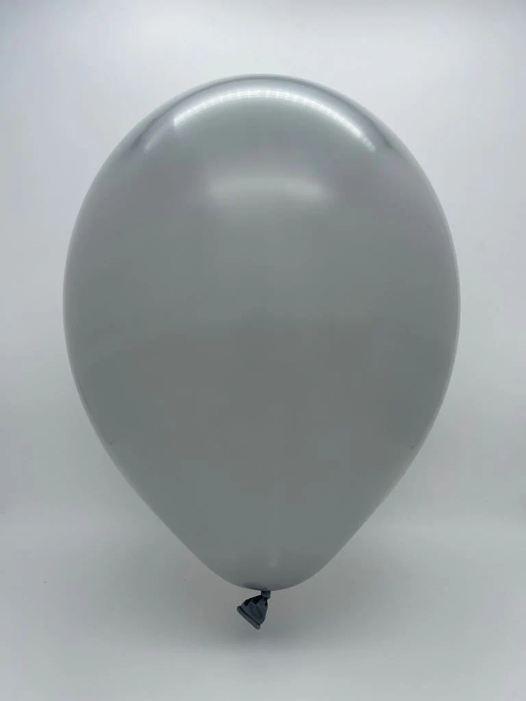 36" Deco Grey Decomex Latex Balloons (5 Per Bag) - Image 2