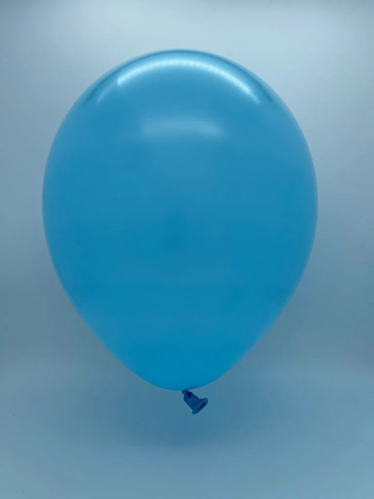 36" Deco Light Blue Decomex Latex Balloons (5 Per Bag) - Image 2