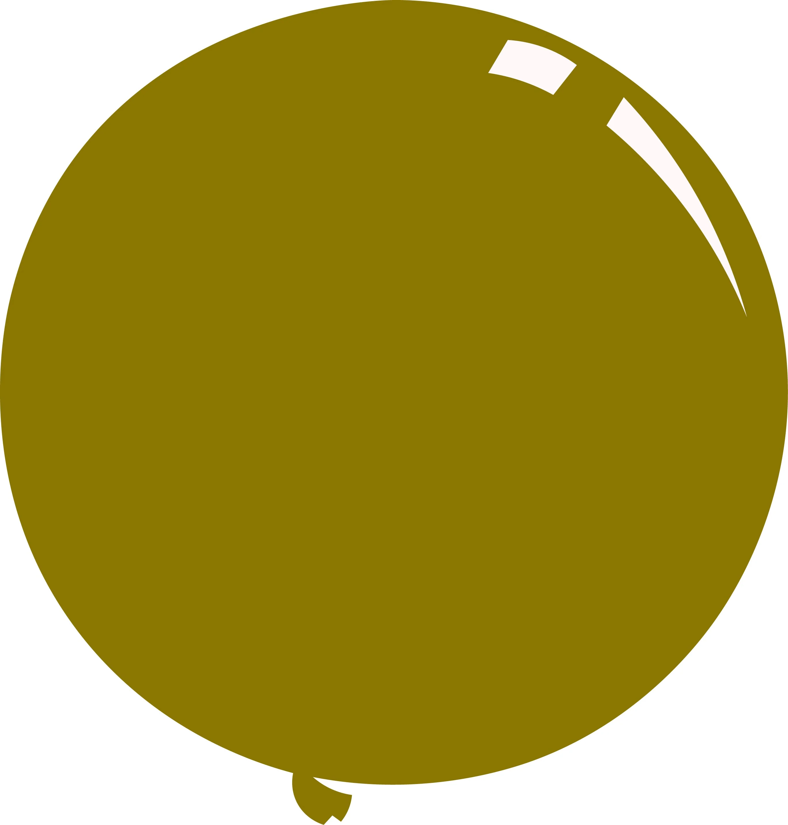 36" Deco Olive Decomex Latex Balloons (5 Per Bag)