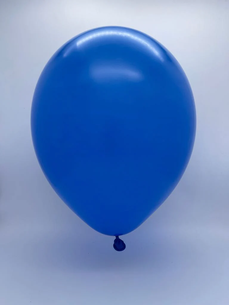 36" Deco Royal Blue Decomex Latex Balloons (5 Per Bag) - Image 2