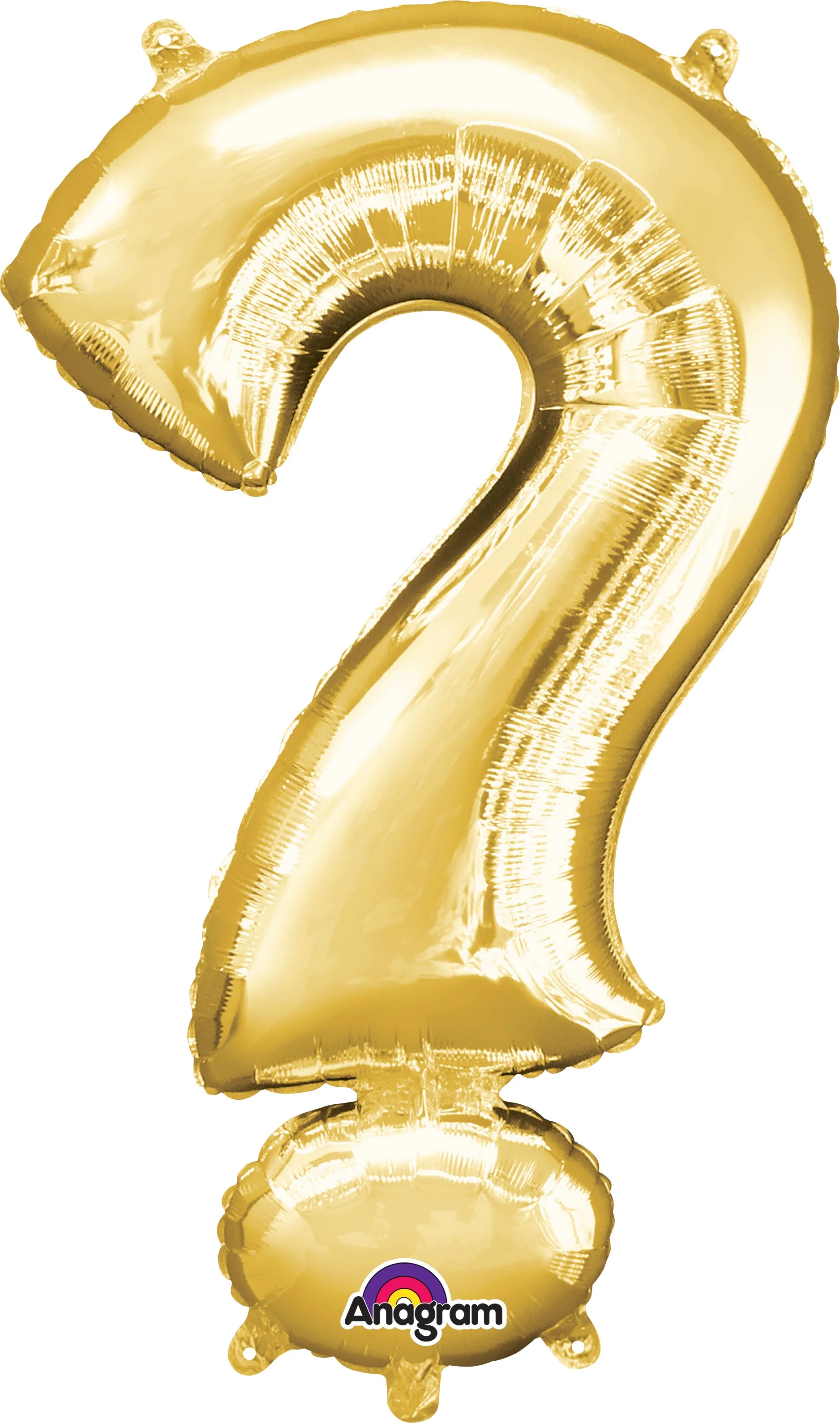 36" Jumbo Symbol " ? " Gold Balloon Packaged