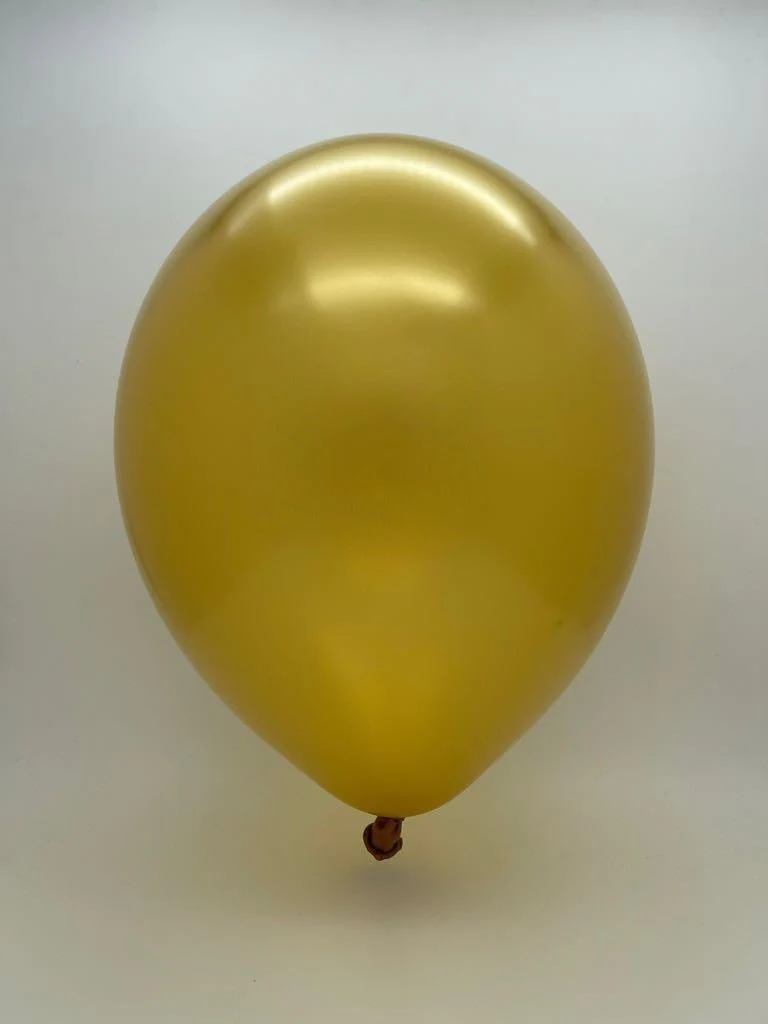 36" Gold Tuftex Pearl/Metallic Latex Balloons (2 Per Bag) - Image 2