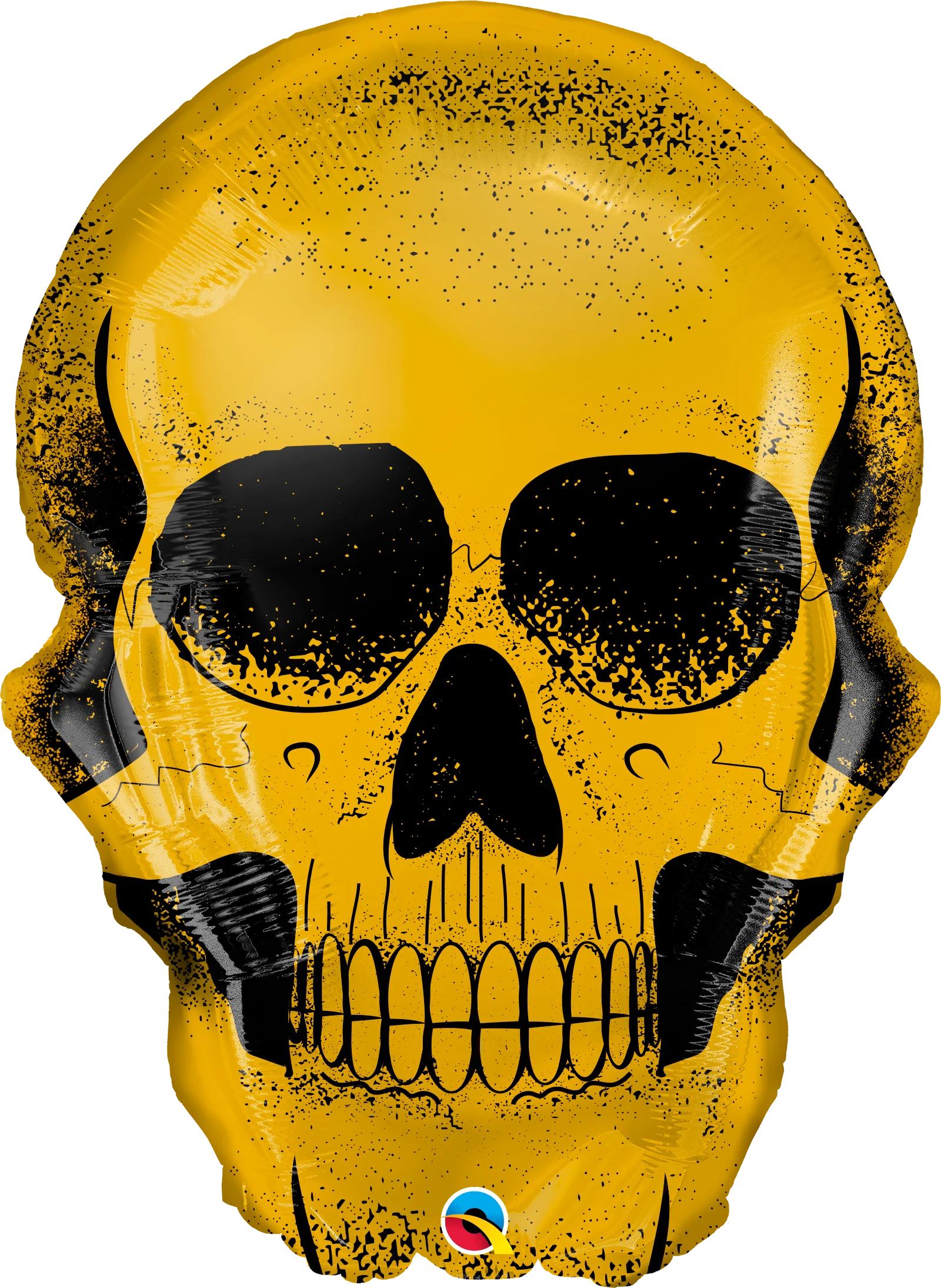 36" Golden Skull Foil Balloon