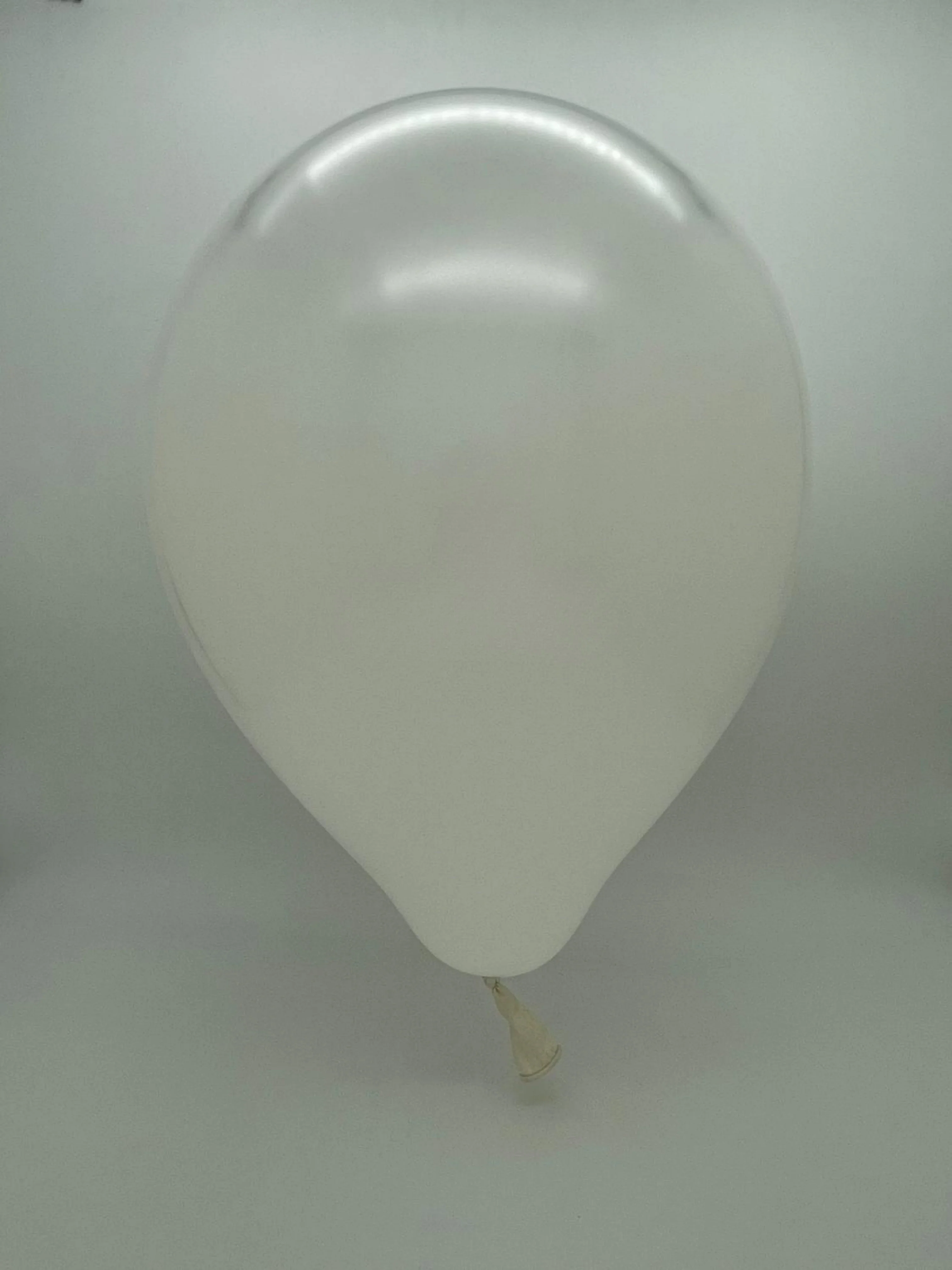 36" Kalisan Latex Balloons Opaque Satin Snow White (2 Per Bag) - Image 2