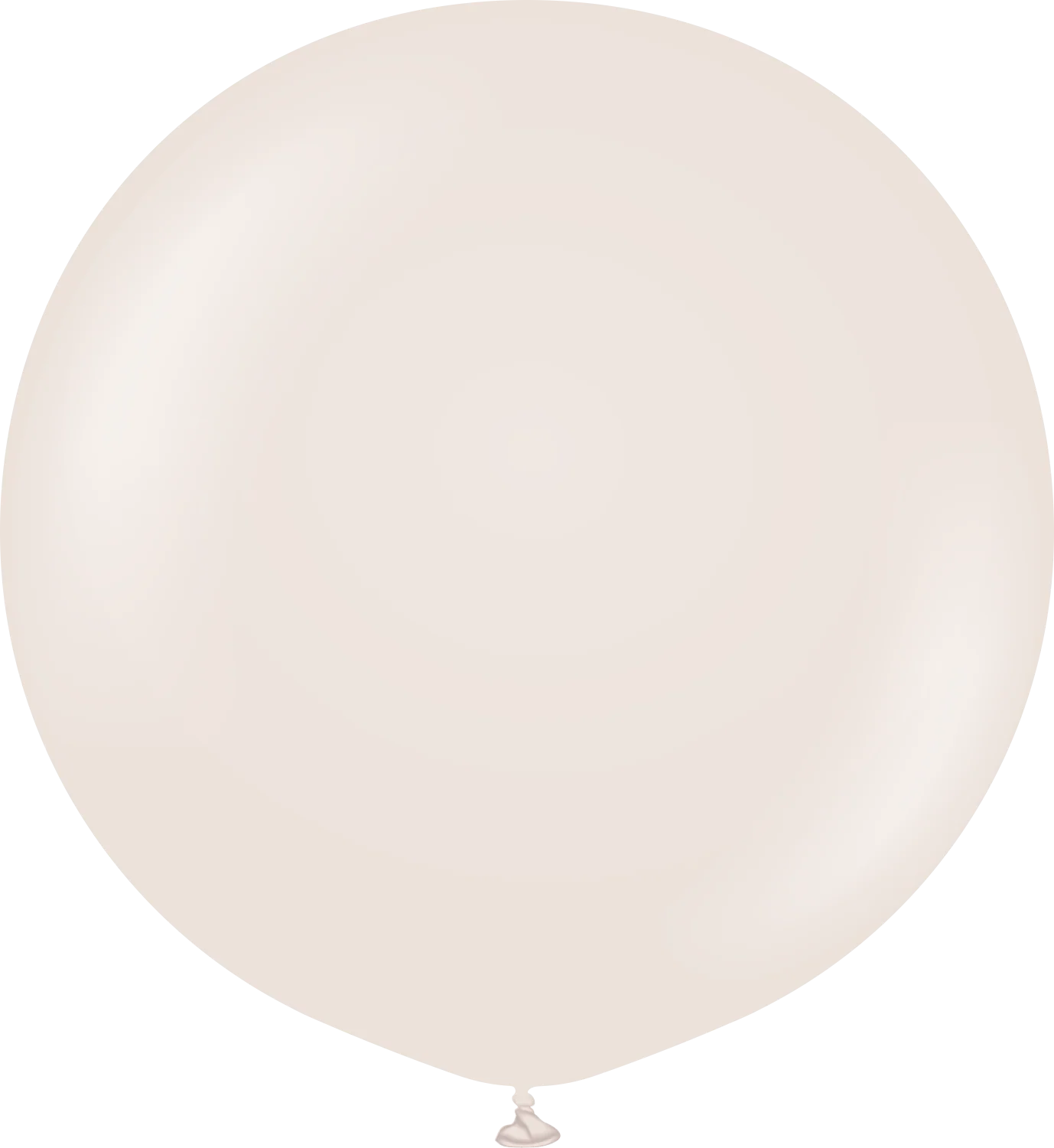 36" Kalisan Latex Balloons Retro White Sand (2 Per Bag)