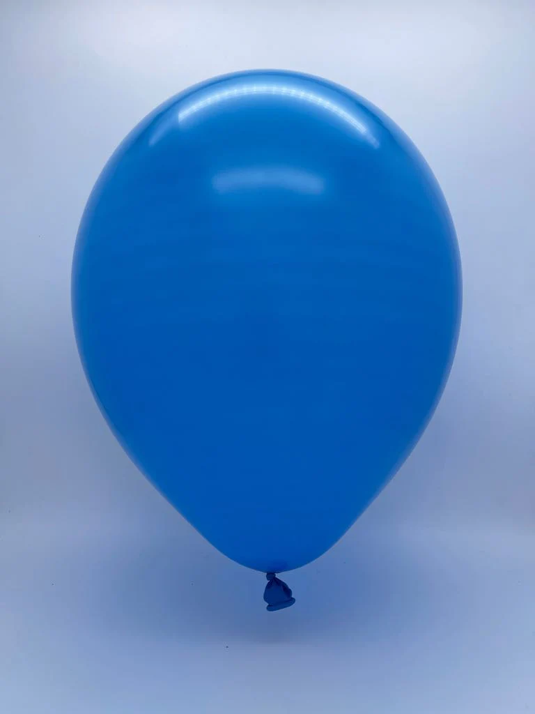36" Standard Blue Decomex Latex Balloons (5 Per Bag) - Image 2