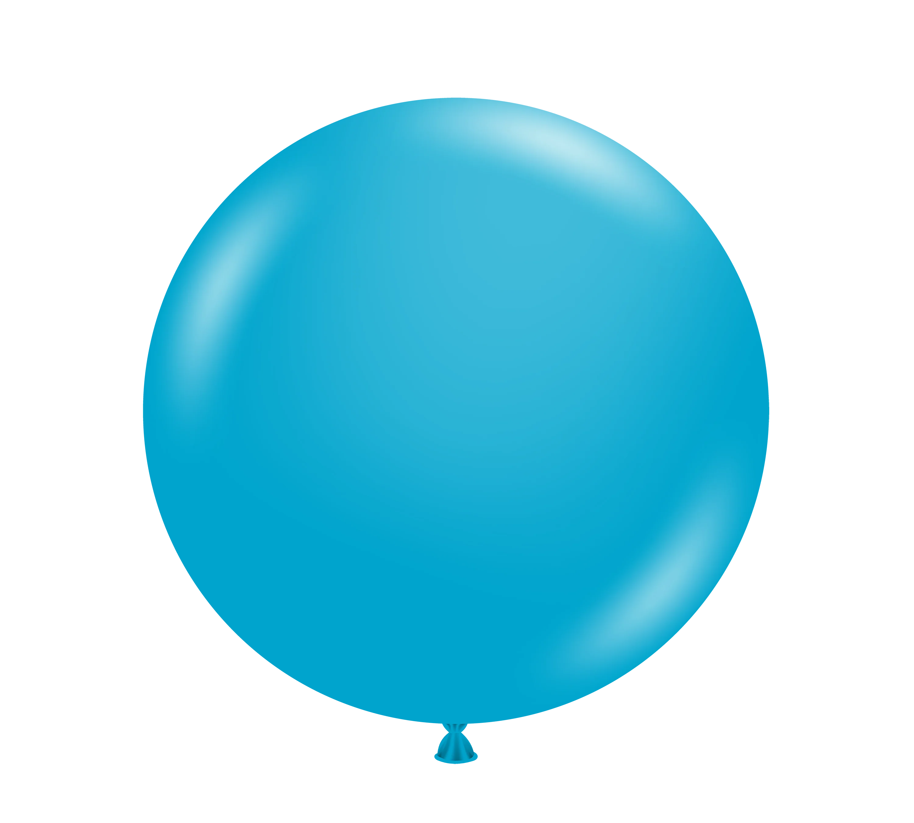 36" Turquoise Tuftex Latex Balloons Designer Balloons (2 Per Bag)