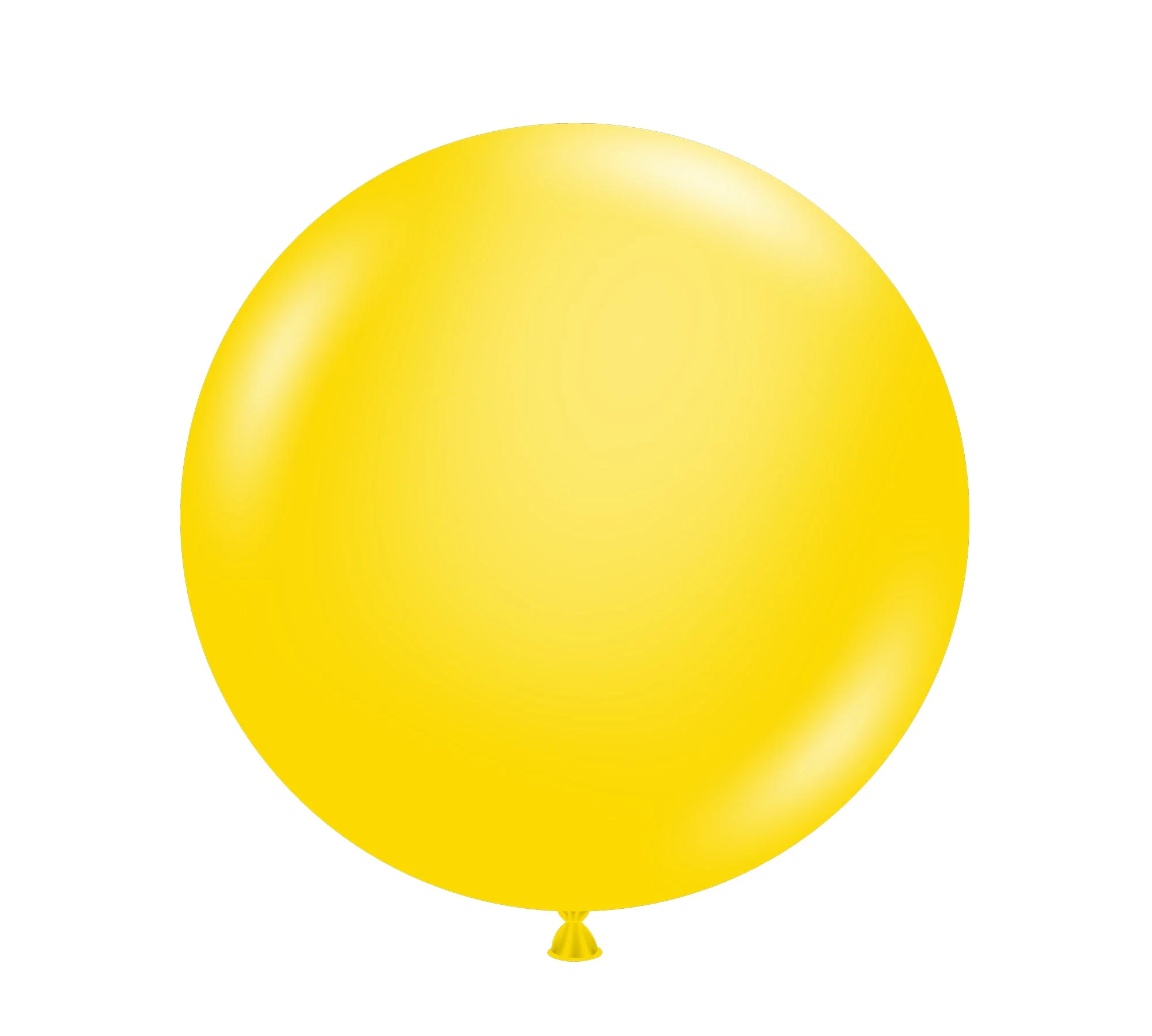36" Yellow Tuftex Standard Latex Balloons (2 Per Bag)