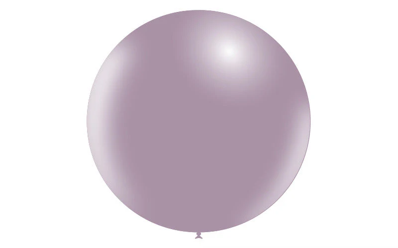 36'' Balloonia Latex Balloons Professional Line Vintage Lavender (5 Per Bag)