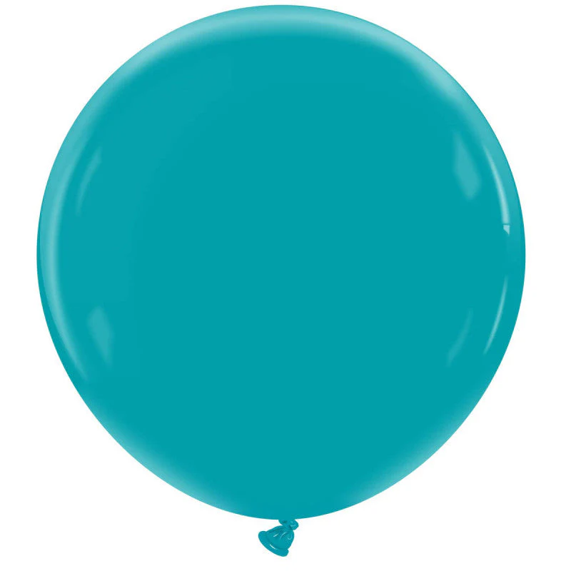 36" Cattex Brand Premium Peacock Blue Latex Balloons