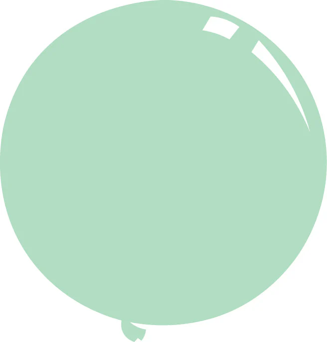36" Deco Green Tea Decomex Latex Balloons (5 Per Bag)