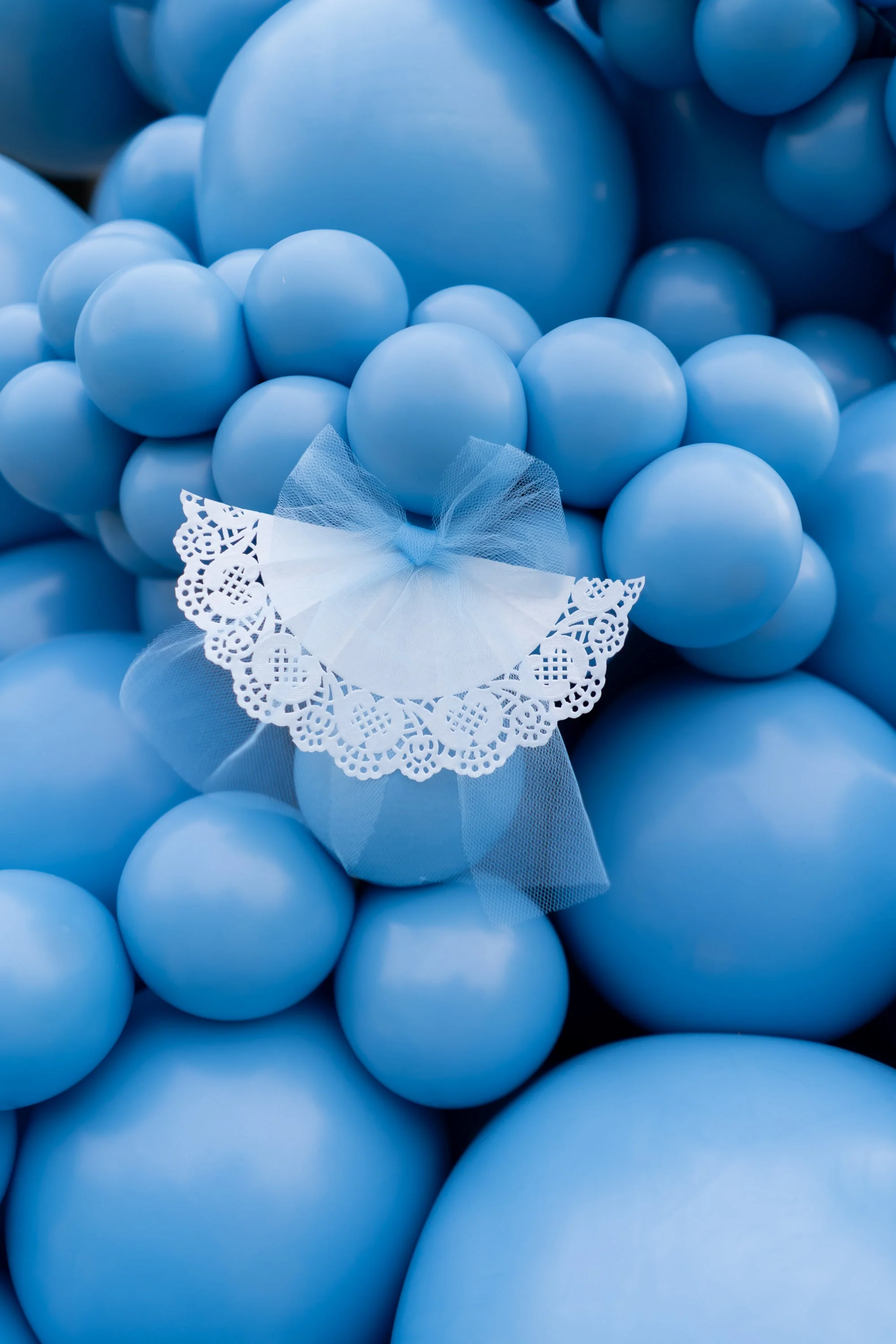 36" Georgia Pearl True Blue Tuftex Latex Balloons Designer Balloons (2 Per Bag) - Image 6