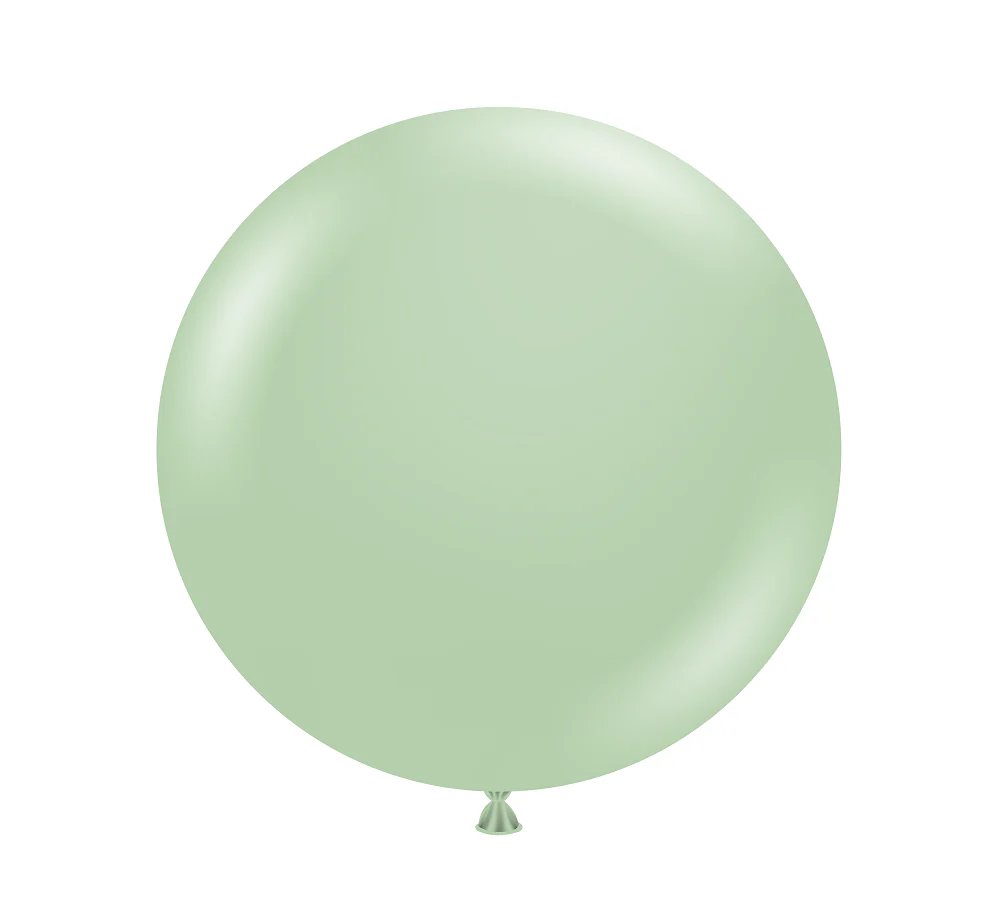 36" Meadow Pearl Eucalyptus Tuftex Latex Balloons Designer Balloons (2 Per Bag)