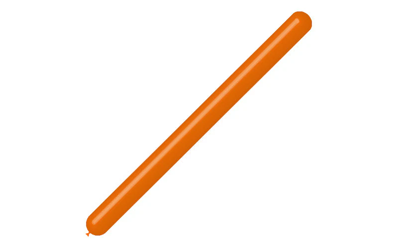 360BN Balloonia Brand Professional Line Twisting/Modelling Latex Balloons Standard Orange (100 Per Bag) - Image 3