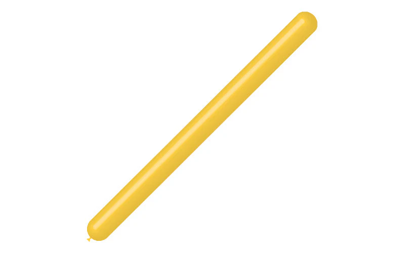 360BN Balloonia Brand Professional Line Twisting/Modelling Latex Balloons Standard Yellow (100 Per Bag) - Image 3