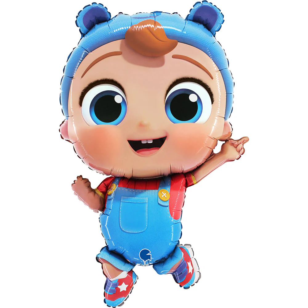 37" Little Angel Baby John Foil Balloon