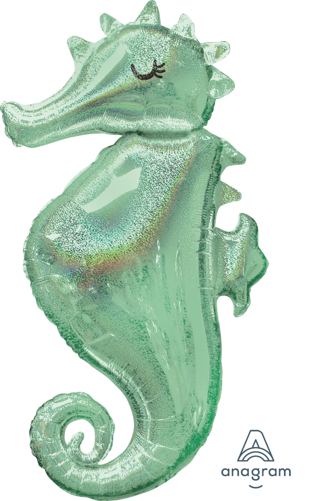 38" Magical Seahorse Foil Balloon