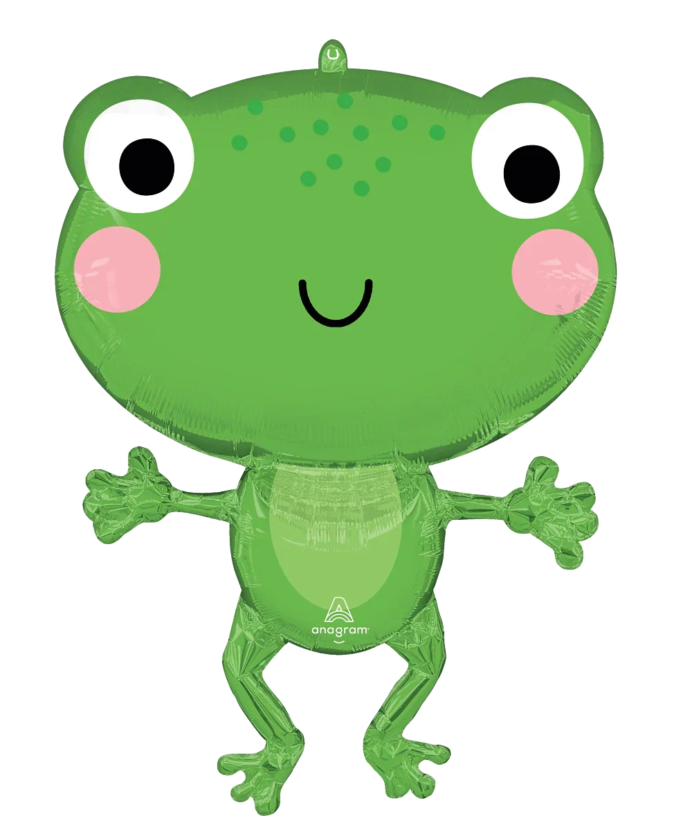 39" Jumbo Happy Frog Foil Balloon
