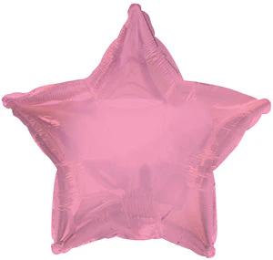 4.5" Airfill Only (Sticks Sold Separately) CTI Pink Star Balloon