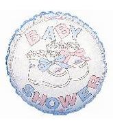 4" Airfill Only (Sticks Sold Separately) Baby Shower Booties Balloon