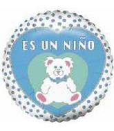 4" Airfill Only (Sticks Sold Separately) Es Un Nino Bear Balloon (Spanish)