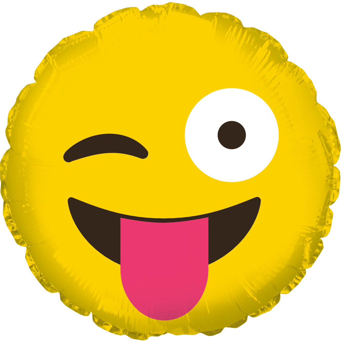 4" Airfill Only (Sticks Sold Separately) Stuck-Out Tongue and Winking Eye Emoji Balloon