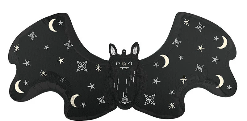 40" Jumbo Satin Bat Attack Foil Balloon